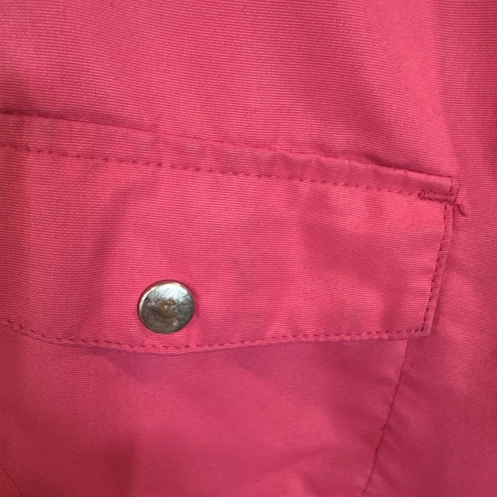 Faded Glory Girls Snow Pants L 10-12 Pink Ski Winter Reinforced‎ Knees Utility